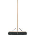 Birdwell Contractor Push Broom, 3 in L Trim, Polystyrene Bristle, Hardwood Handle 5027-4